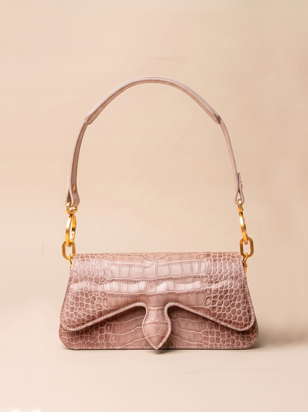 Carrasquilla Baguette – Leather Shoulder Bag – Arena