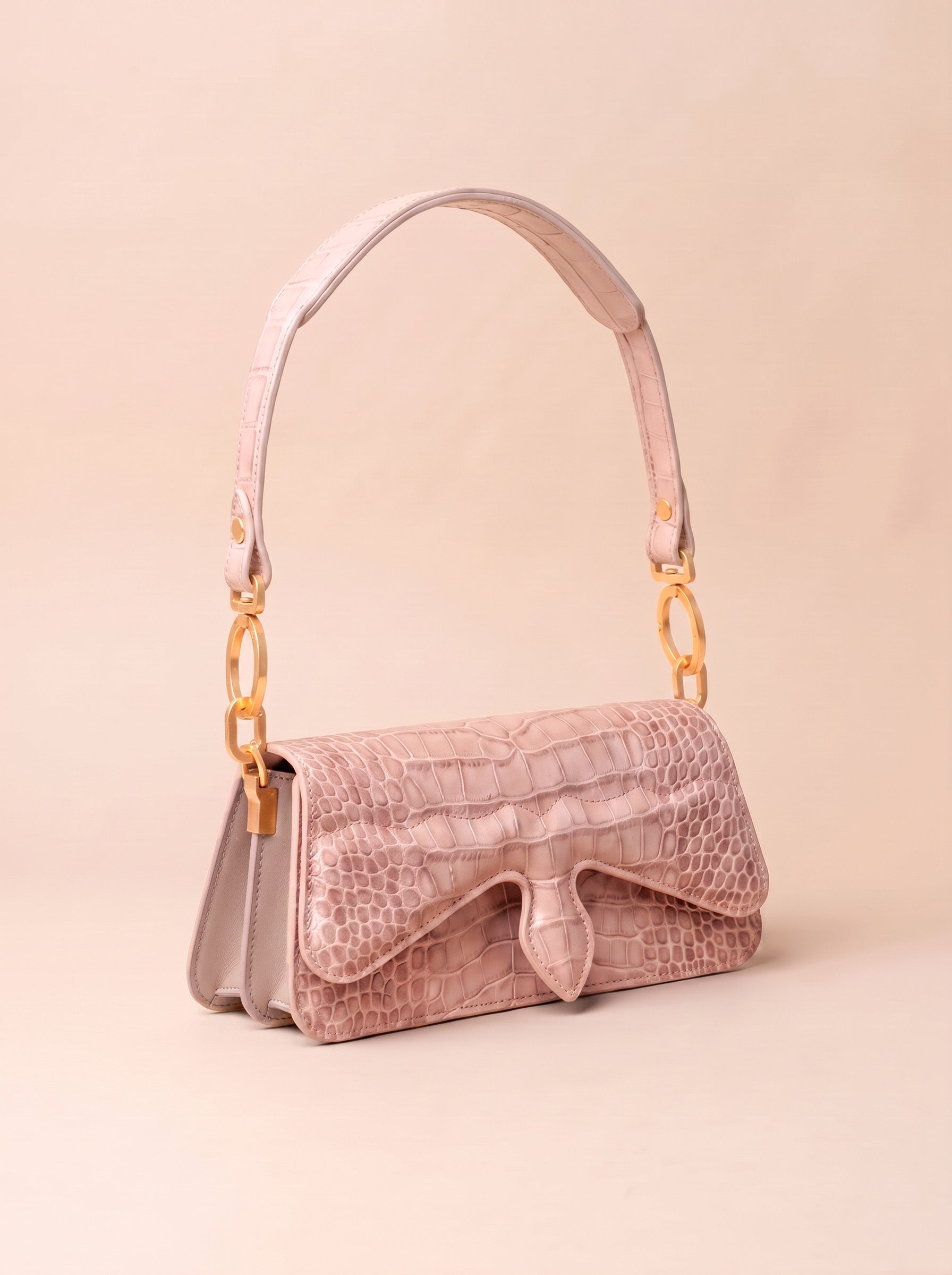 Carrasquilla Baguette – Leather Shoulder Bag – Arena