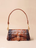 Carrasquilla Baguette – Leather Shoulder Bag – Caramelo