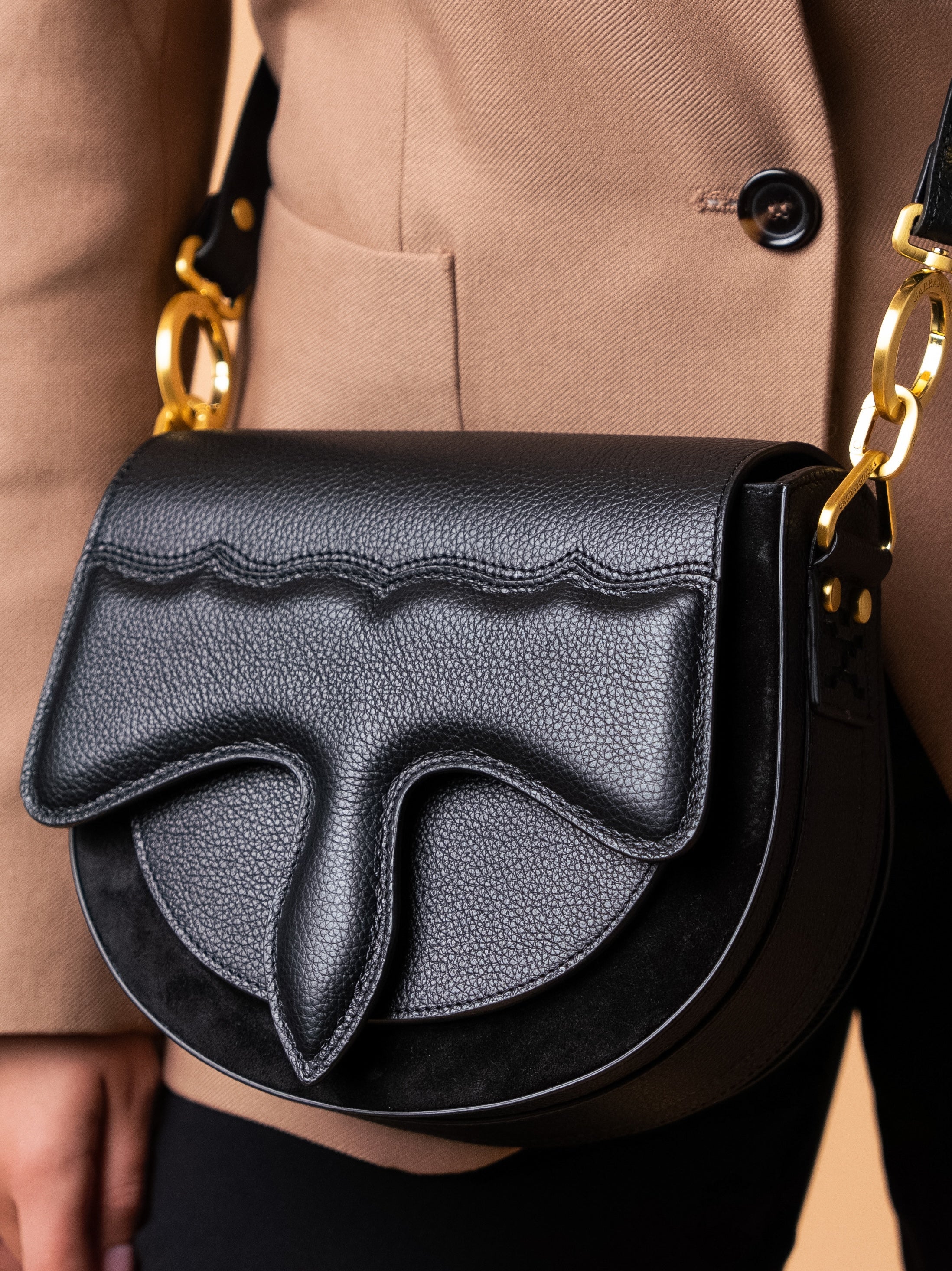 Carrasquilla Classic El Patrón – Leather Shoulder Bag - Negro