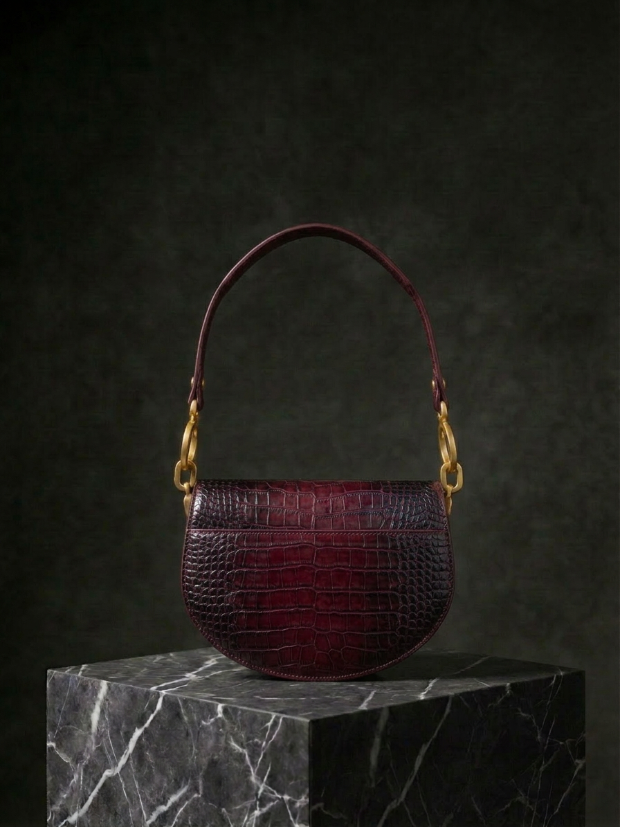 Carrasquilla Mini – Luxury Leather Shoulder Bag – Vino