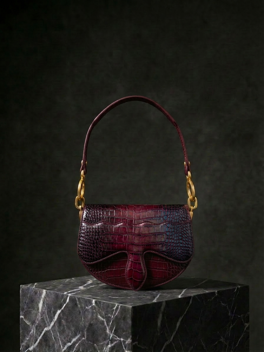 Carrasquilla Mini – Luxury Leather Shoulder Bag – Vino