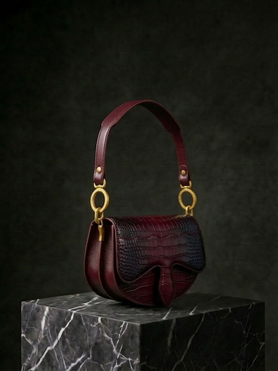 Carrasquilla Mini – Luxury Leather Shoulder Bag – Vino