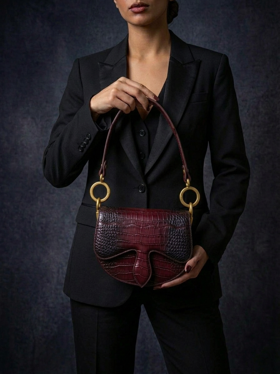 Carrasquilla Mini – Luxury Leather Shoulder Bag – Vino