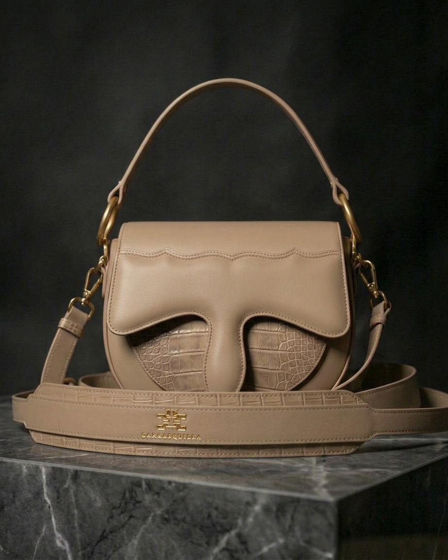 Carrasquilla Classic – Leather Shoulder Bag - Arena