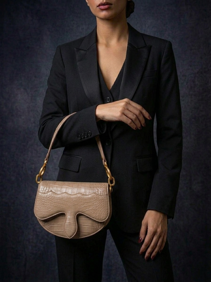 Carrasquilla Mini – Leather Shoulder Bag – Arena