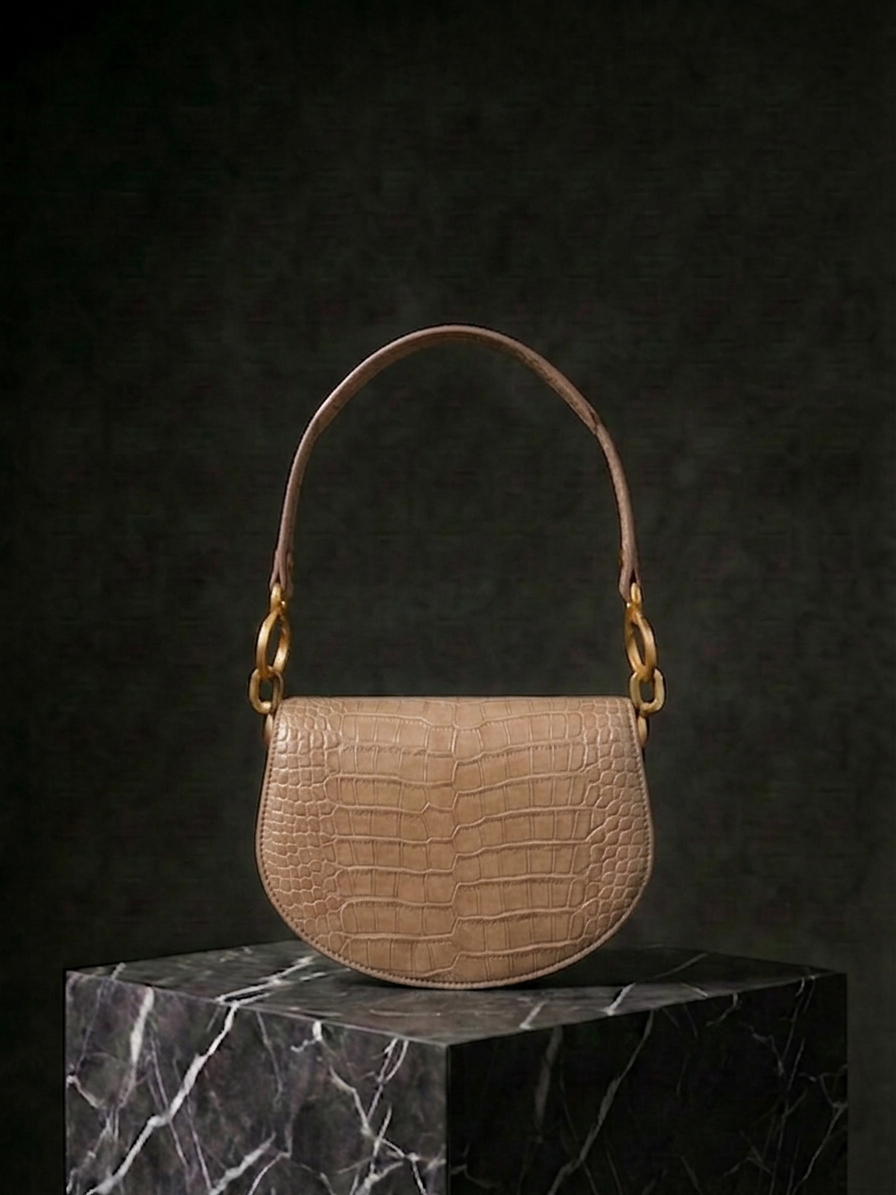 Carrasquilla Mini – Leather Shoulder Bag – Arena