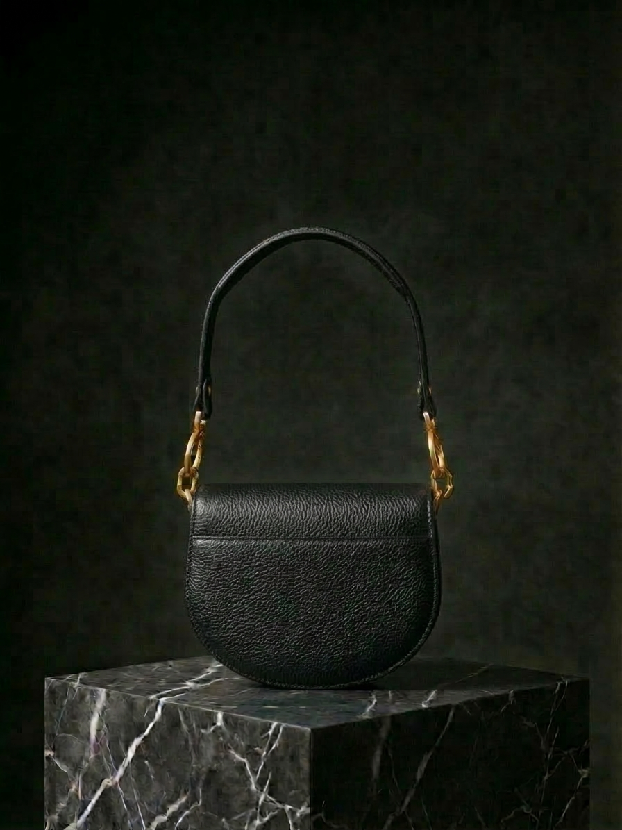 Carrasquilla Mini – Leather Shoulder Bag – Negro