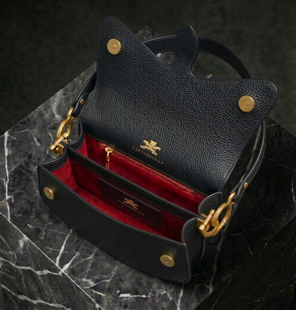 Carrasquilla Mini – Leather Shoulder Bag – Negro