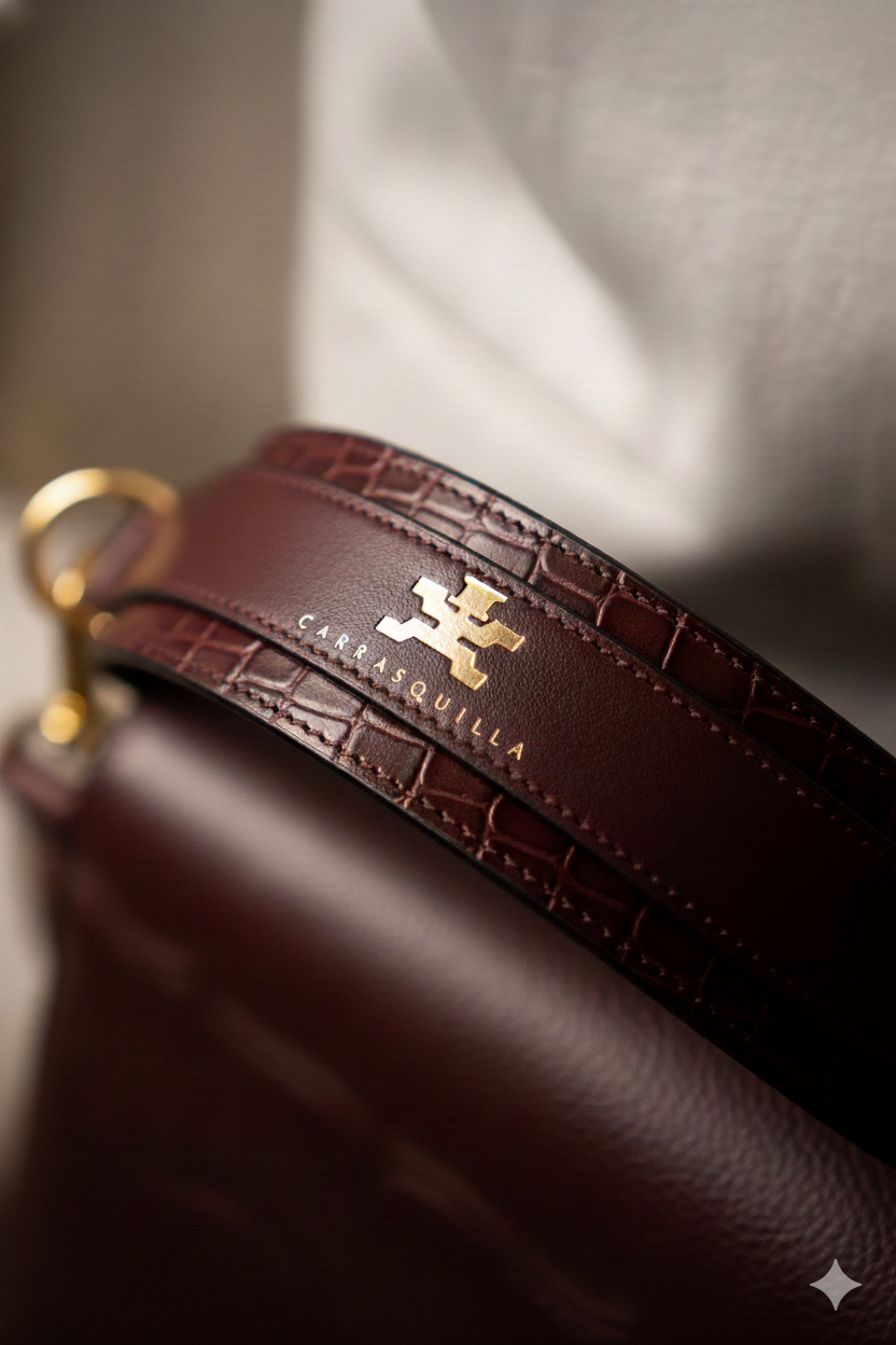 Carrasquilla Classic – Leather Shoulder Bag - Vino