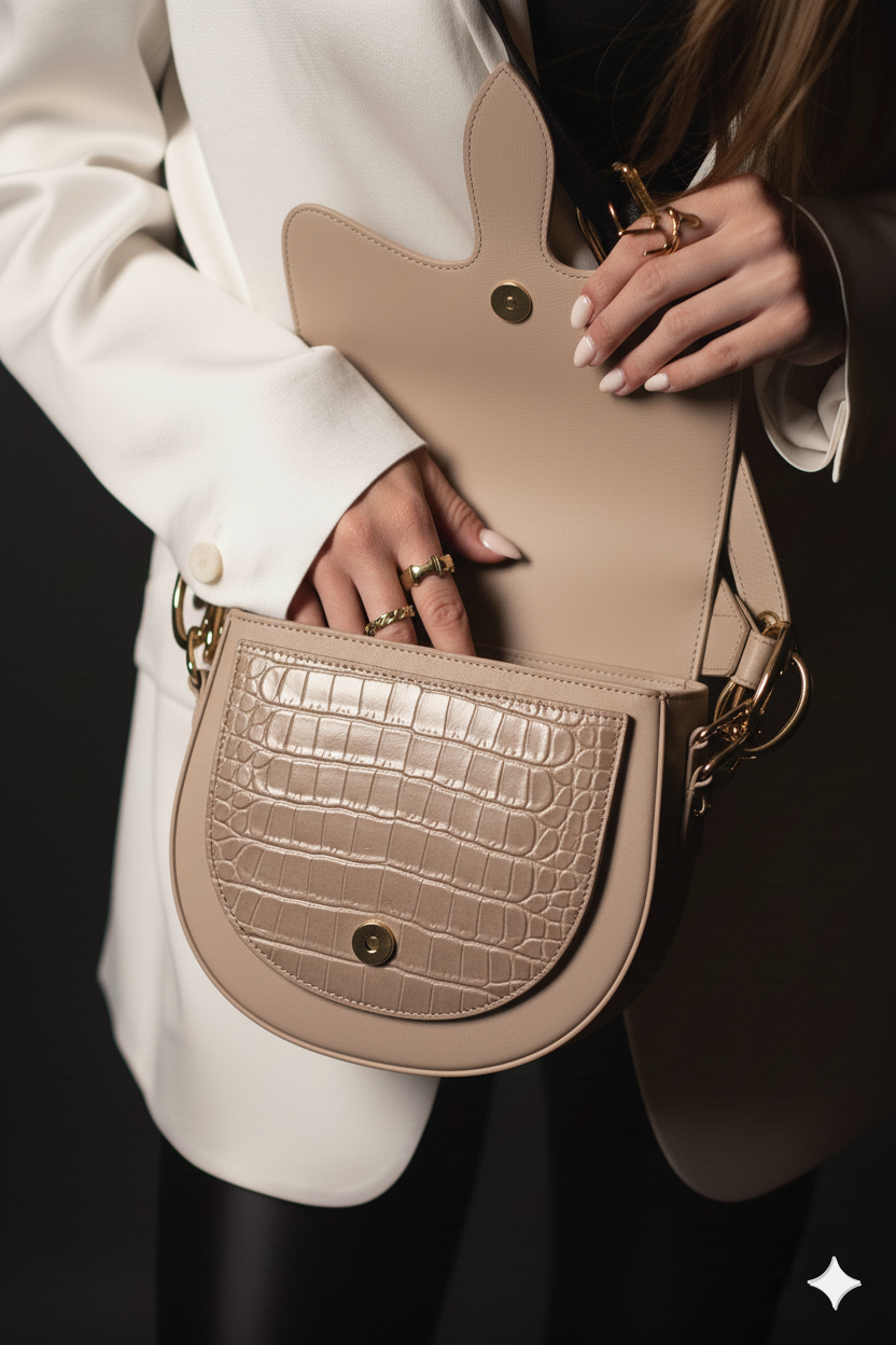 Carrasquilla Classic – Leather Shoulder Bag - Arena
