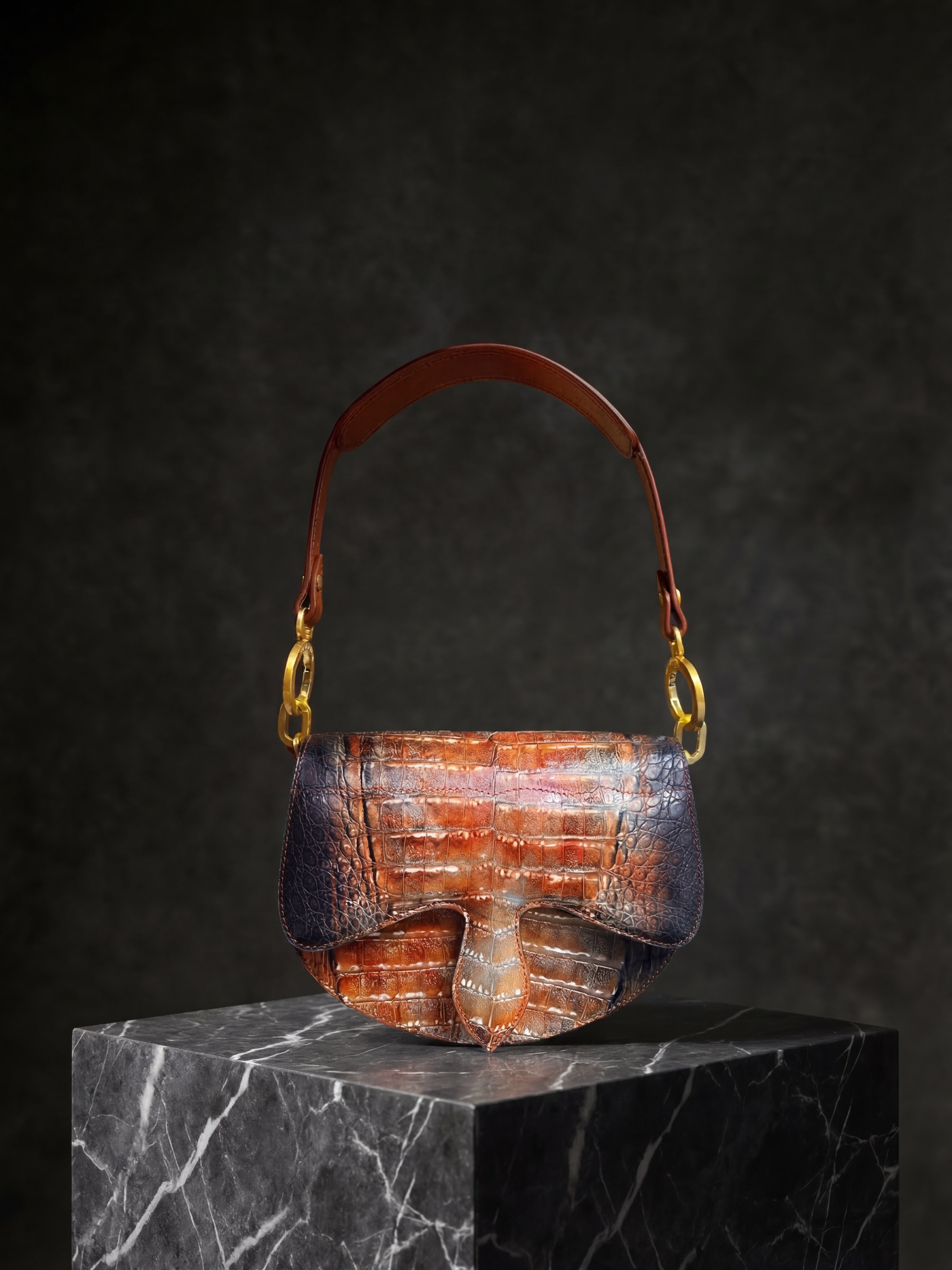 Carrasquilla Mini – Leather Shoulder Bag – Caramelo
