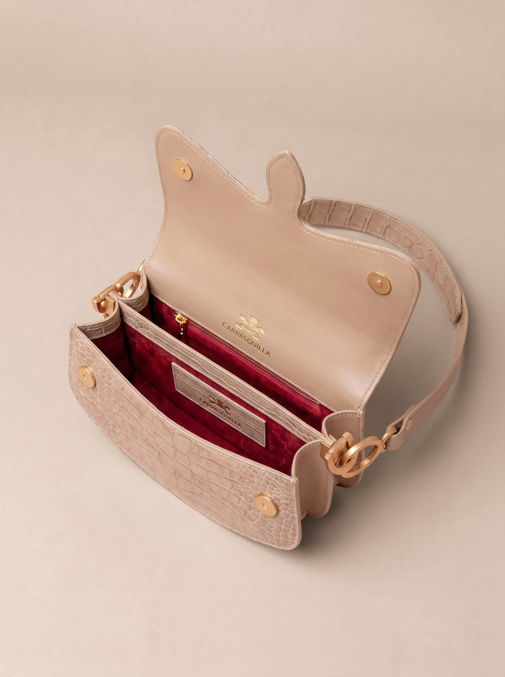 Carrasquilla Mini – Leather Shoulder Bag – Arena