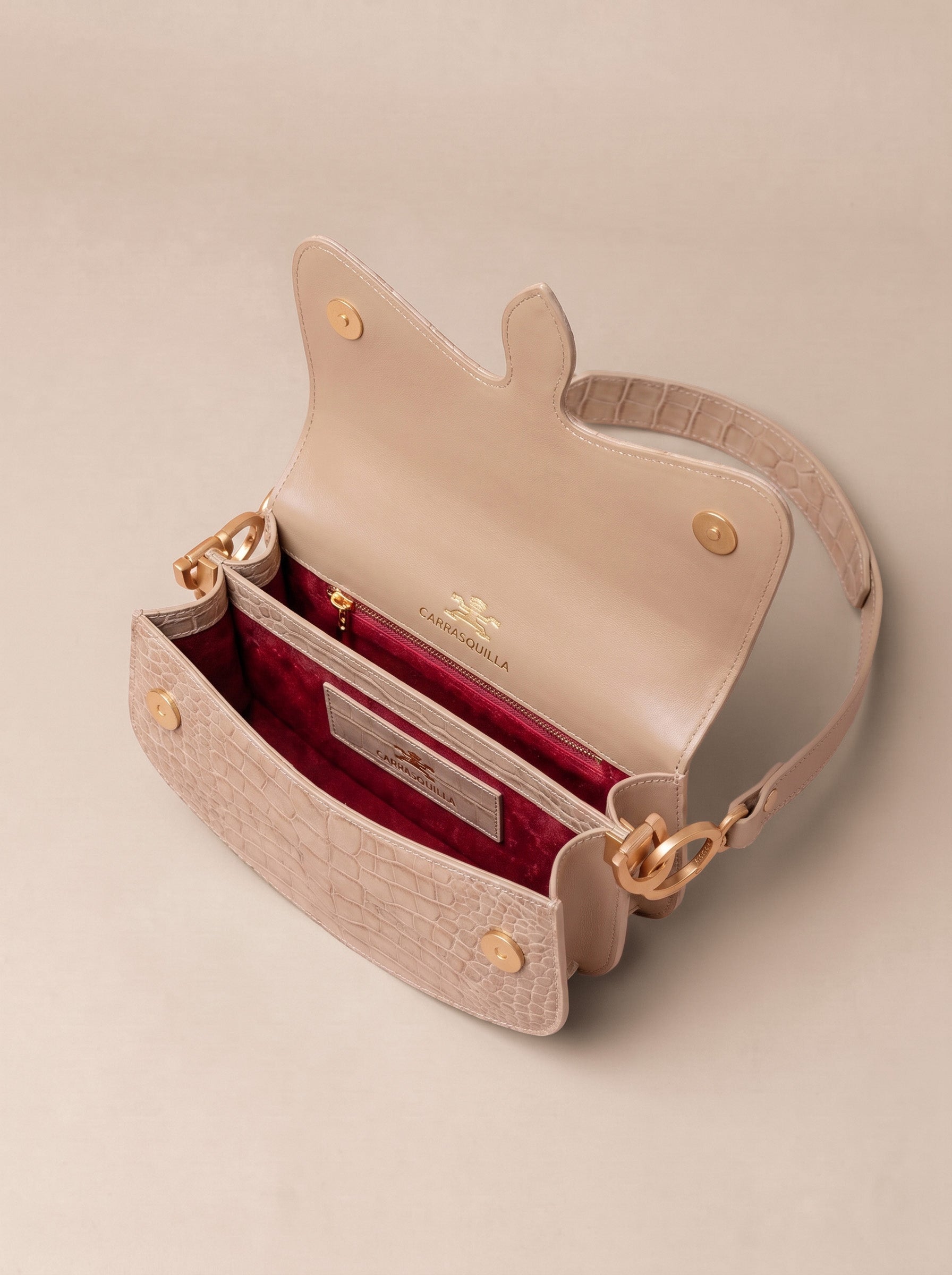 Carrasquilla Mini – Leather Shoulder Bag – Arena