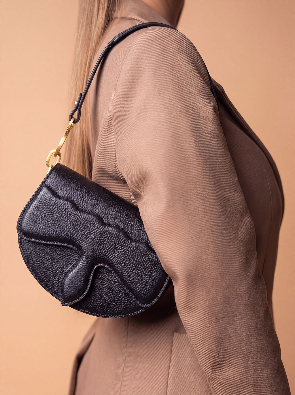 Carrasquilla Mini – Leather Shoulder Bag – Negro