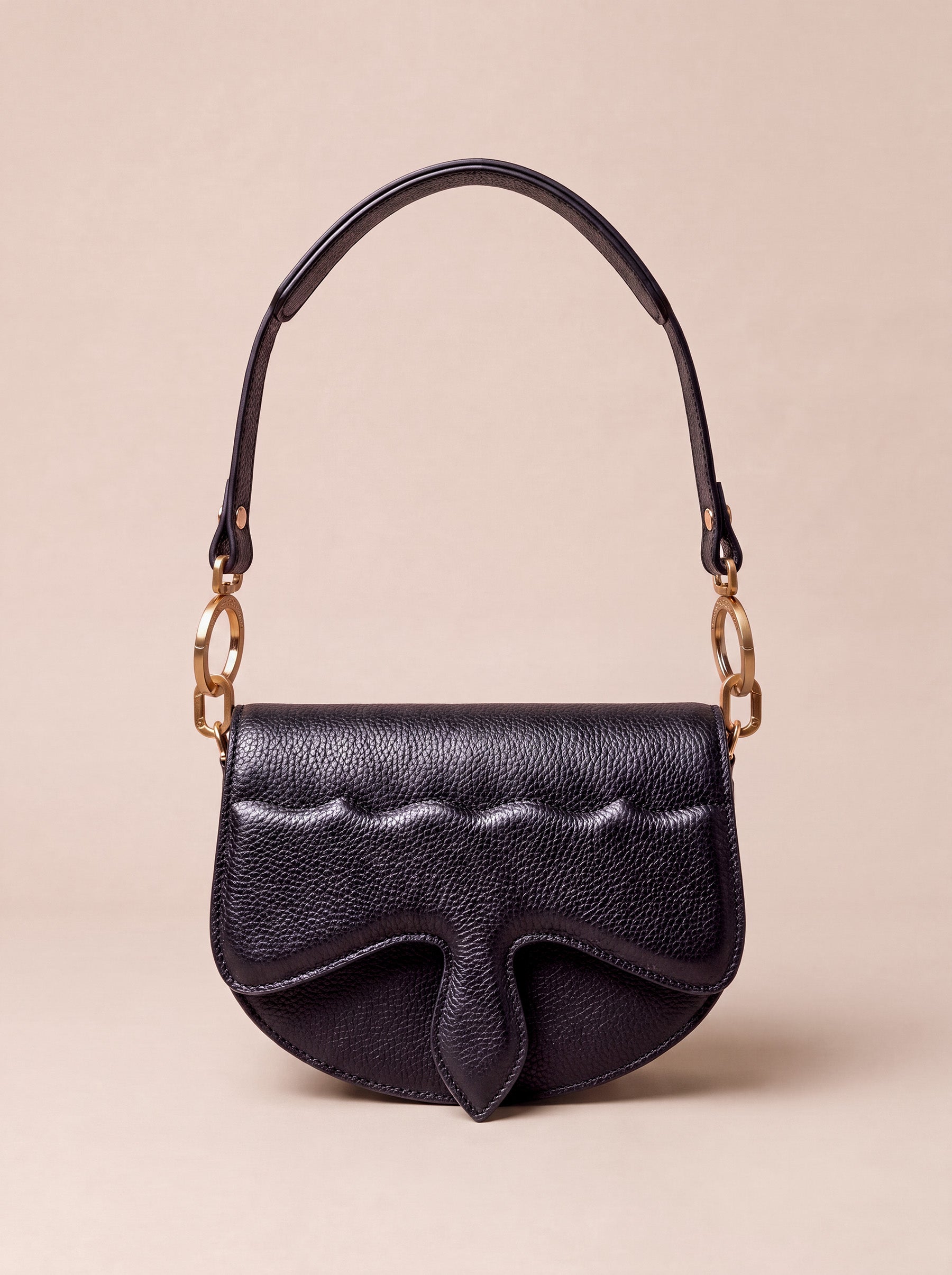 Carrasquilla Mini – Leather Shoulder Bag – Negro