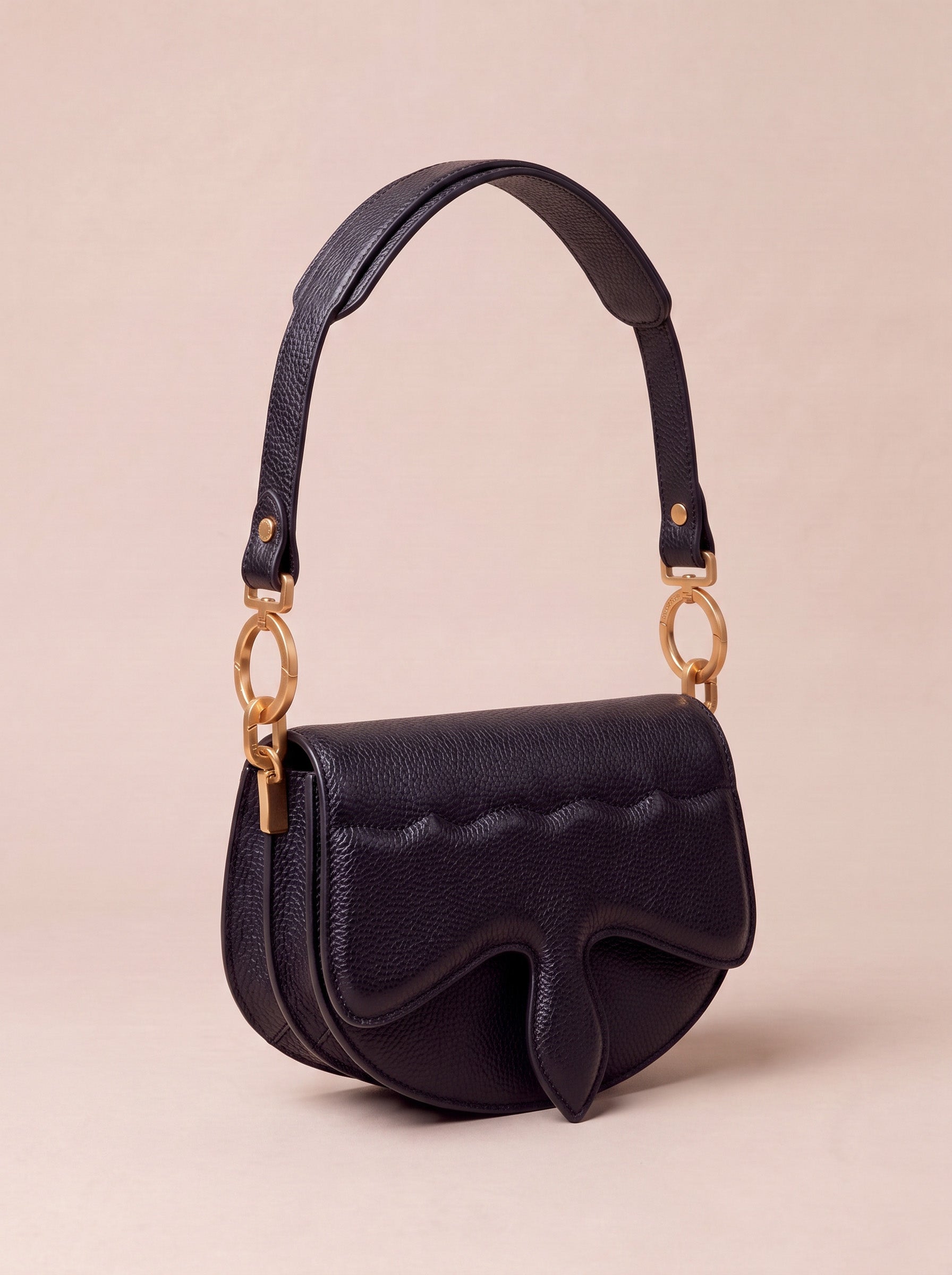 Carrasquilla Mini – Leather Shoulder Bag – Negro
