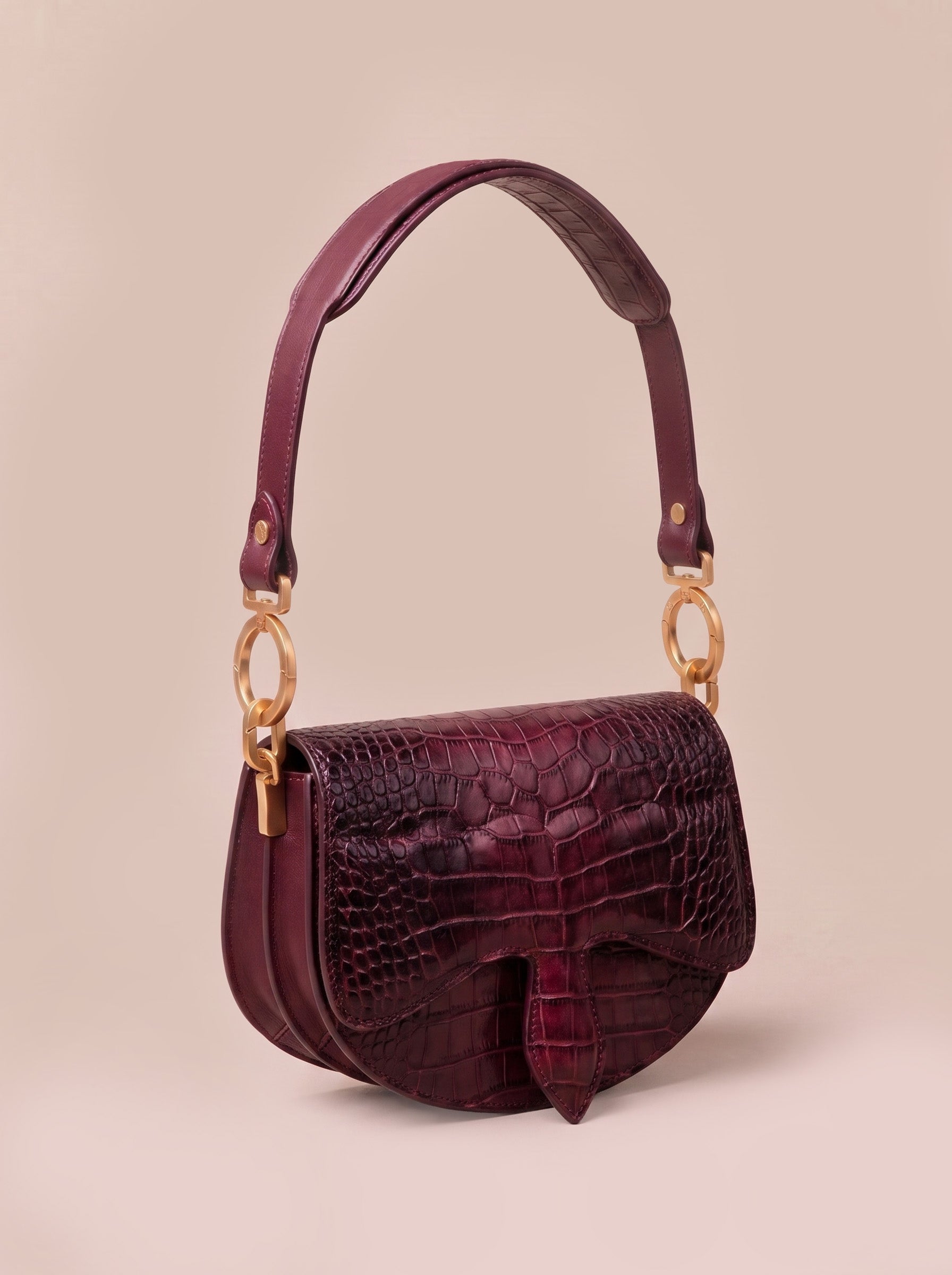 Carrasquilla Mini – Luxury Leather Shoulder Bag – Vino