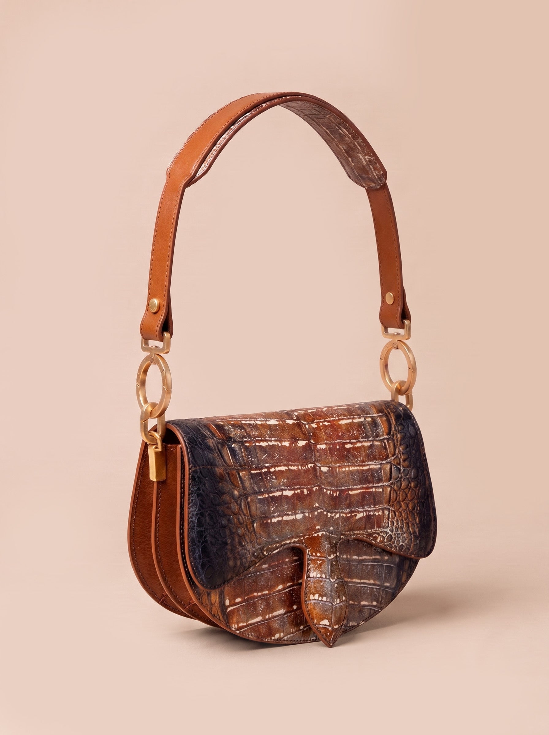 Carrasquilla Mini – Leather Shoulder Bag – Caramelo