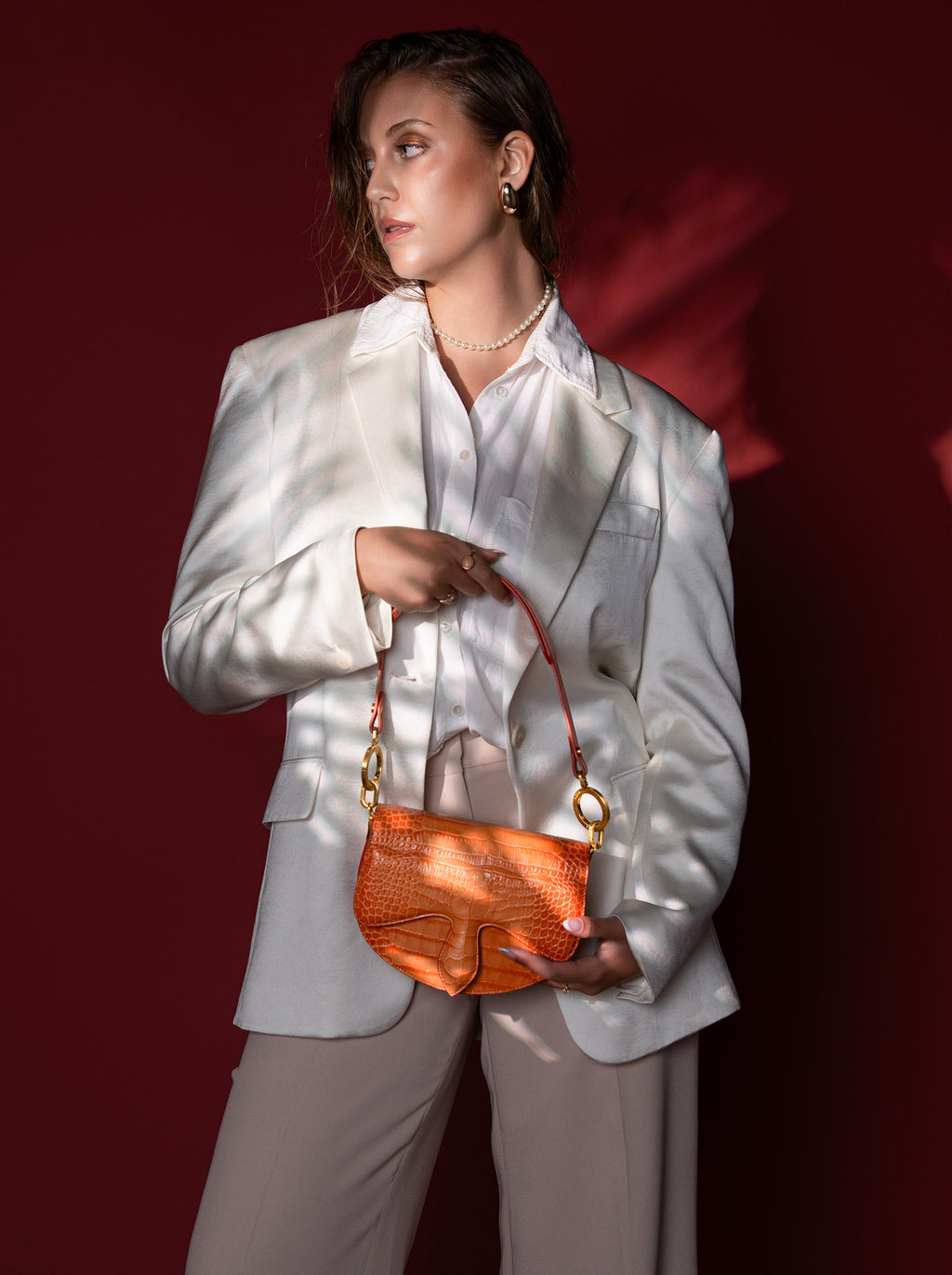 Carrasquilla Mini – Leather Shoulder Bag – Flor de Tierra
