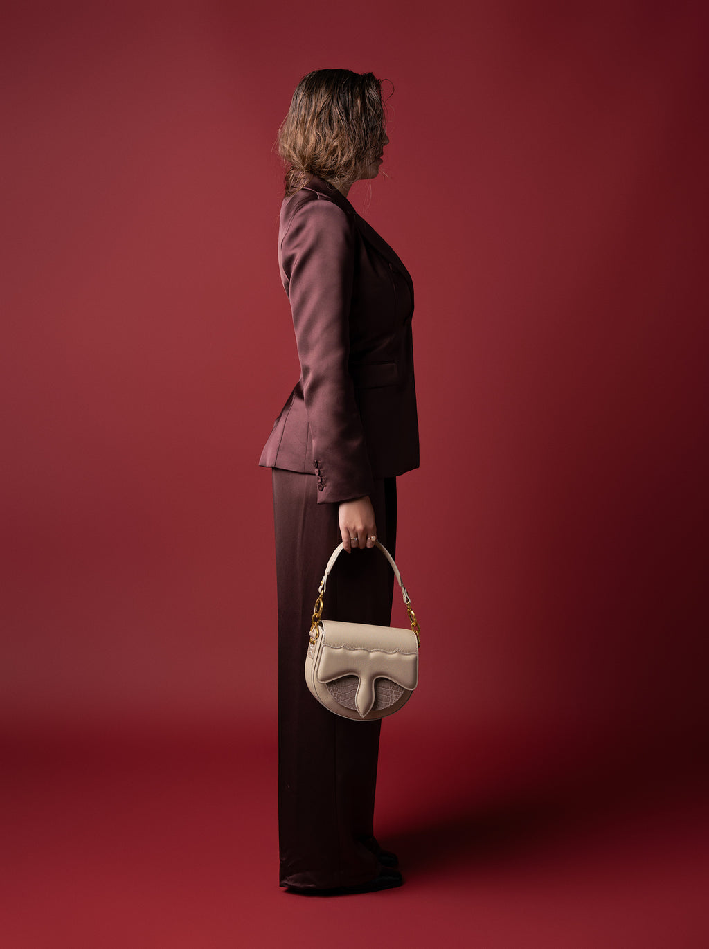 Carrasquilla Classic – Leather Shoulder Bag - Arena