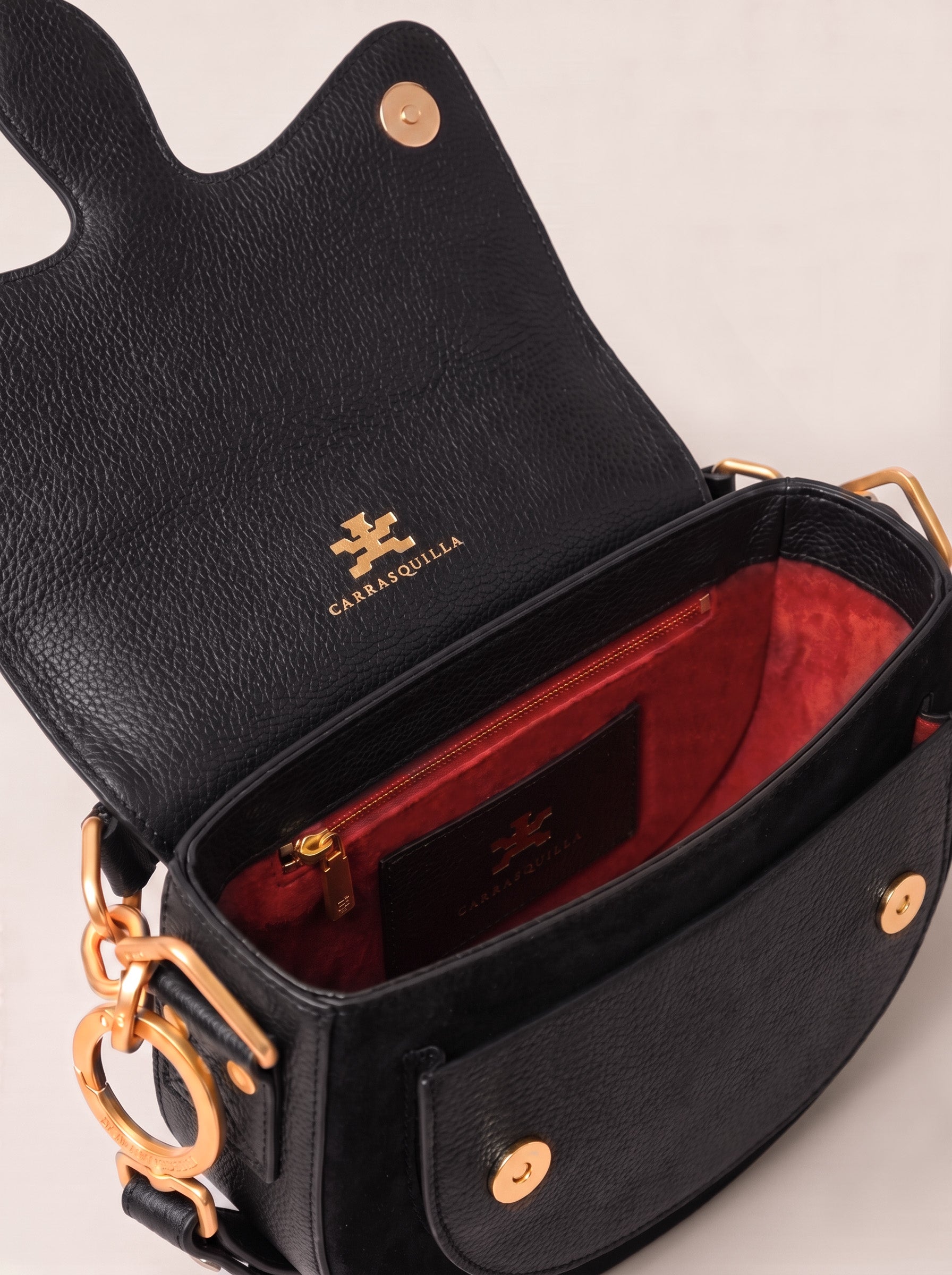 Carrasquilla Classic El Patrón – Leather Shoulder Bag - Negro