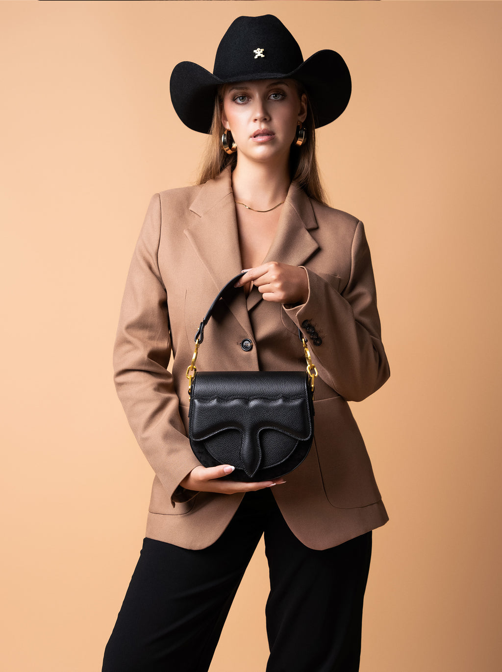 Carrasquilla Classic El Patrón – Leather Shoulder Bag - Negro