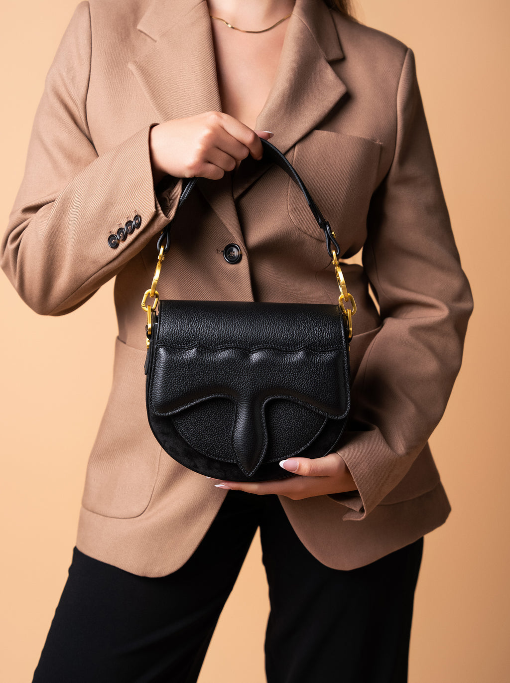 Carrasquilla Classic El Patrón – Leather Shoulder Bag - Negro