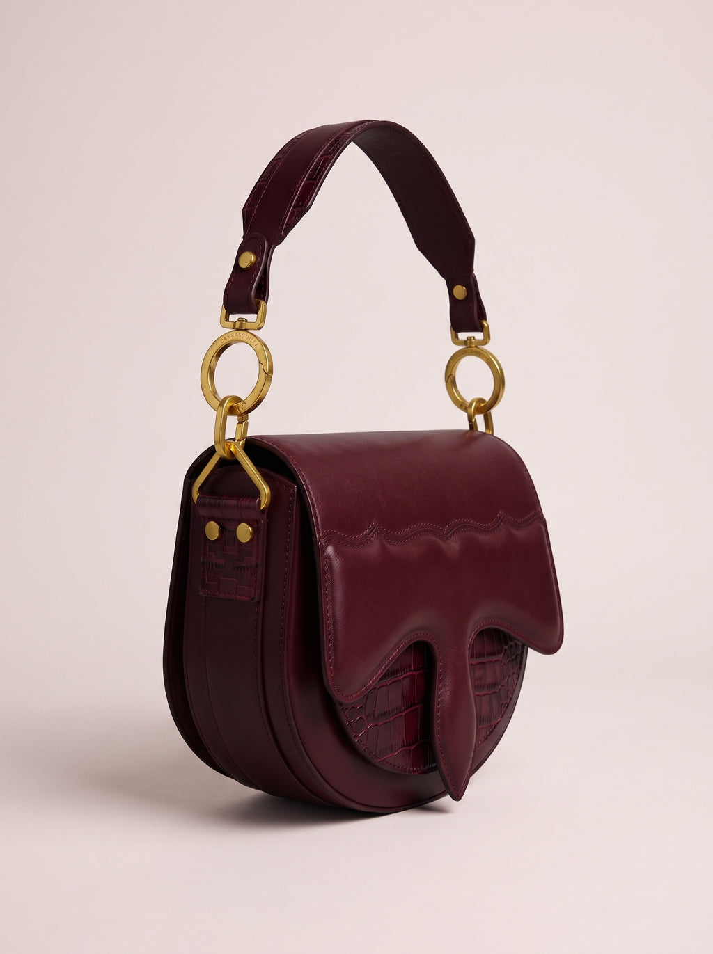 Carrasquilla Classic – Leather Shoulder Bag - Vino