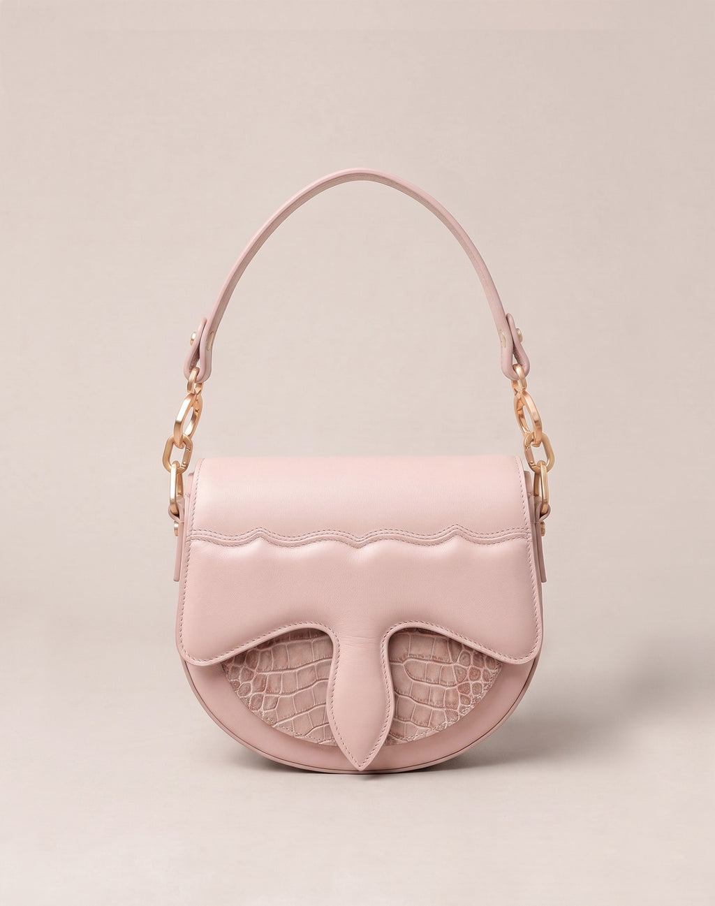 Carrasquilla Classic – Leather Shoulder Bag - Rose